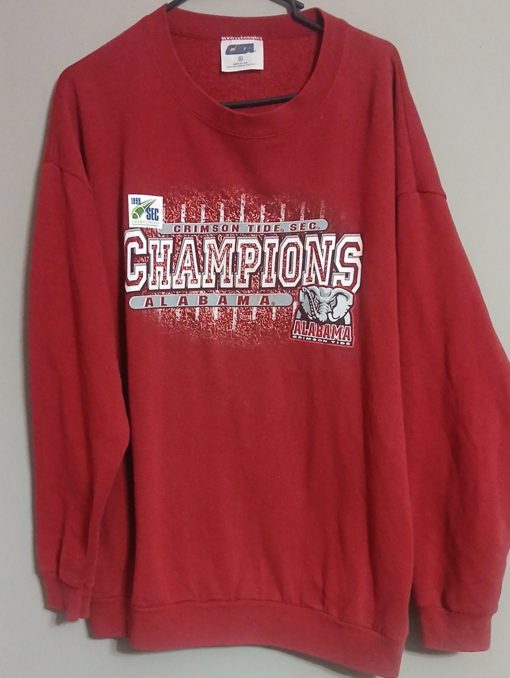 Alabama Crimson Tide 1999 Sec Champions Sweatshirt
